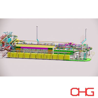 좋은 가격 Automatic Electrophoresis/Electrophoretic Coating Pretreatment Line 온라인으로