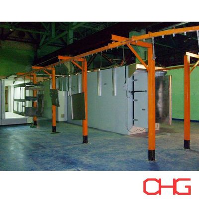 좋은 가격 Powder Coating Production Line with Manual Spray Guns and After-sales Service Guide Equipment Installation 온라인으로