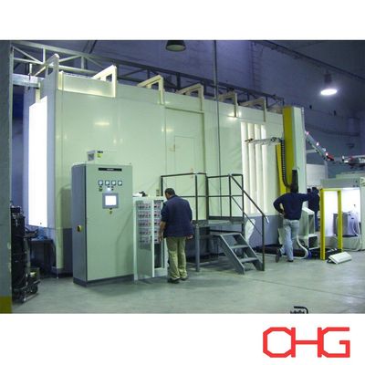 좋은 가격 Automatic PVC or PP Powder Coating Spray Paint Booth for Fast and Coating Line 온라인으로