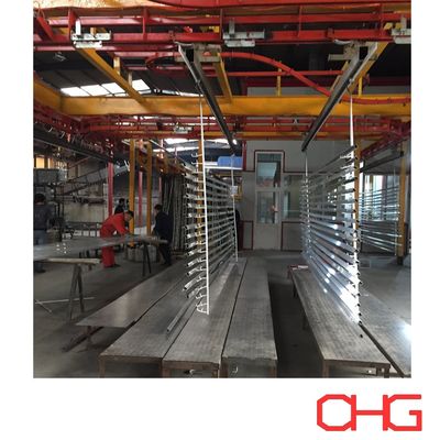 좋은 가격 다양한 크기의 파우더 코팅 생산 라인 알루미늄 프로필 맞춤 코팅 하드웨어 분사 장비 온라인으로