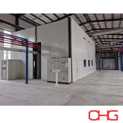 알루미늄 프로파일에 대한 파우더 코팅 라인 오버헤드 컨베이어 시스템 다양한 크기와 모양에 적합한 사용자 정의 가능한 디자인