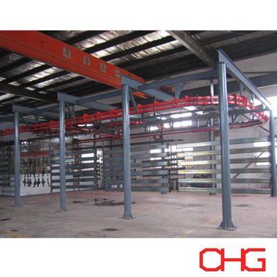 파우더 복원 시스템 및 색상 변경과 함께 사용자 정의 파우더 코팅 생산 라인