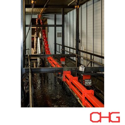 파우더 코팅 생산 라인의 자동 덤불 전처리 장비