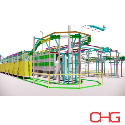 전기영동/전기영동 KTL/EPD 코팅 전처리 라인 구분 코팅 생산라인