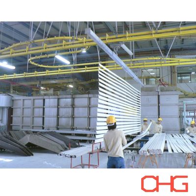 알루미늄 프로파일용 프로페셔널 자동 파우더 코팅 생산 라인