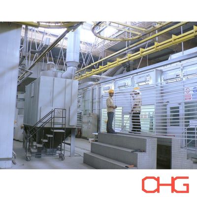 PLC 제어 알루미늄 프로파일 자동 분말 코팅 생산 라인