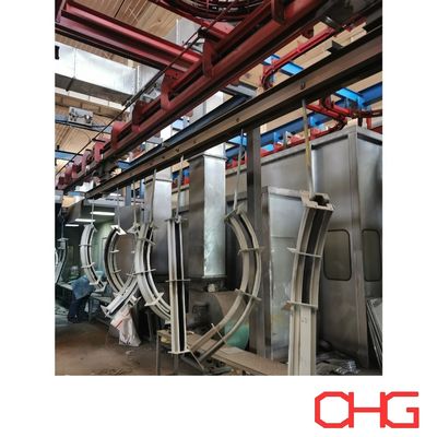 하드웨어 분사 장비 및 PLC 제어 장치 컨베이어 트랙에 대한 자동 파우더 코팅 시스템