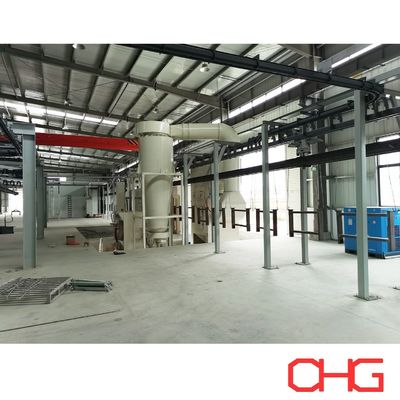 파우더 코팅 생산 라인 금속 부품의 코팅 시스템 사용자 정의