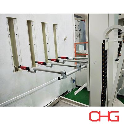 시트 금속 캐비닛용 자동 분체 도장 라인 (내구성 있는 스프레이 부스 및 보조 조립 공정 특징)
