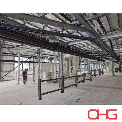 PLC 제어 장치와 함께 상단 파우더 코팅 생산 라인