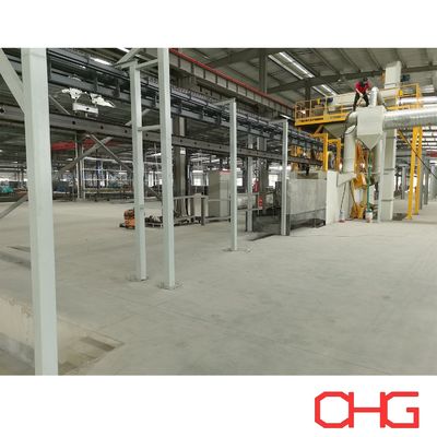 금속 부품의 파우더 코팅 라인 다양한 크기와 모양을 위한 자동 생산 라인