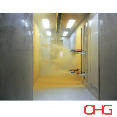 맞춤형 코팅 스프레이 부스 장비용 PLC 제어 장치 상단 자동 정전기 분체 도장 스프레이 건