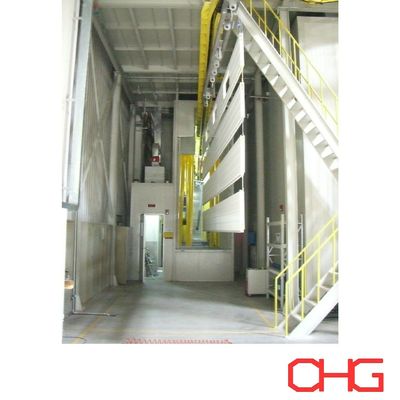 철 전기 제어 캐비닛 파우더 코팅 장비 자동 방식