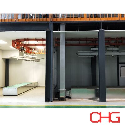 P&F 가중기계 구조 부품용 탄소강 공기 컨베이어 시스템