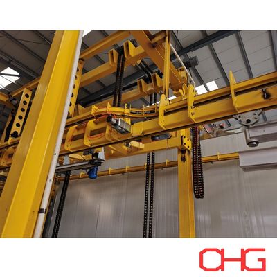 사용자 정의 자동 분말 코팅 부스 사전 처리 스프레이 시스템 전력 세탁