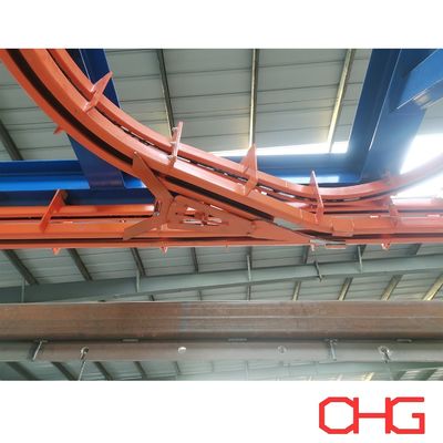 파우더 코팅 라인 내의 전력 및 자유 상부 컨베이어 시스템 사용자 지정 기술 데이터